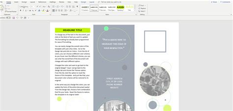 Word 2013 Brochure Template