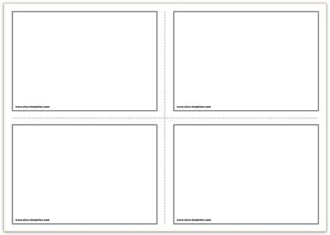 Word Cue Card Template