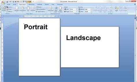 Word Landscape Orientation