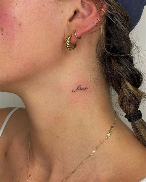 Word Neck Tattoos
