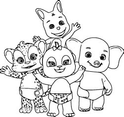 Word Party Coloring Pages