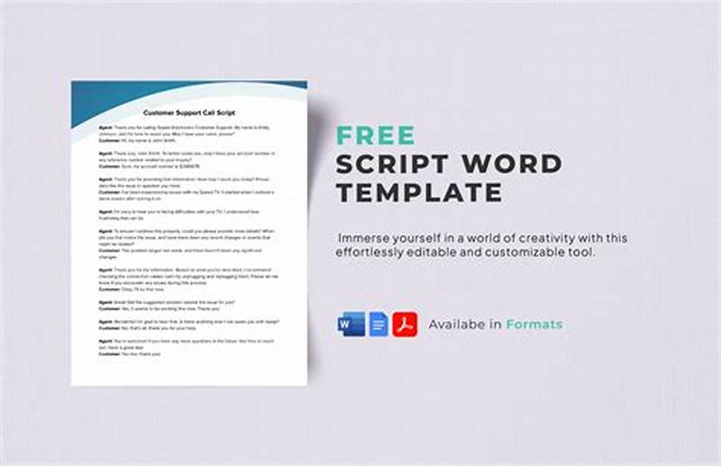 Word Script Template