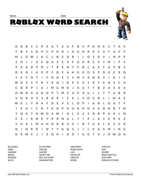 Word Search! - Roblox