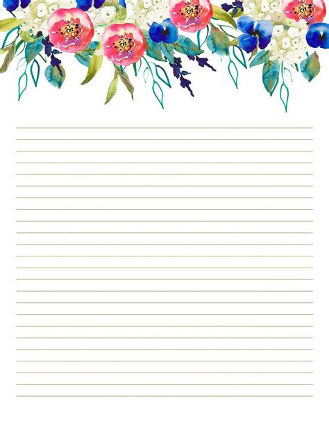 Word Stationery Template Free