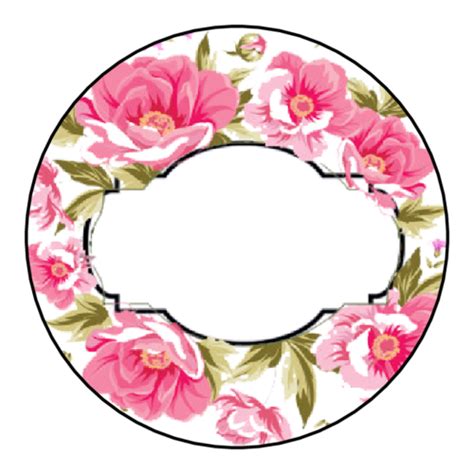 Word Template Floral Printable Labels