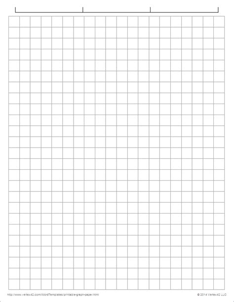 Word Template Graph Paper