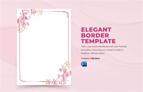 Word Templates With Borders
