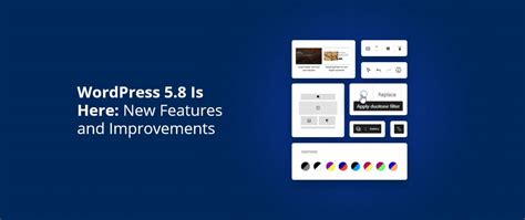 WordPress 5.8 improvements