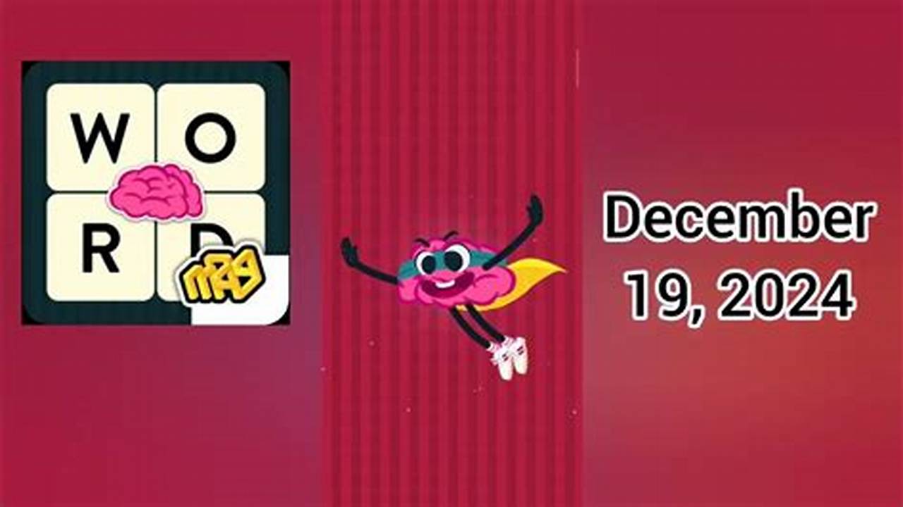 Wordbrain Holiday Event Dec 19 2024