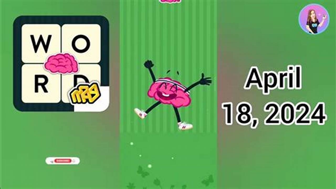 Wordbrain Spring Event April 18 2025