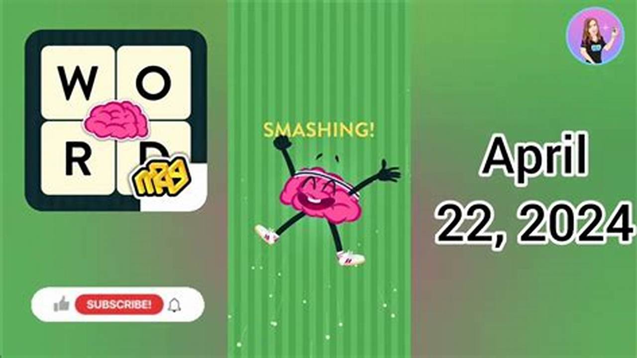 Wordbrain Spring Event April 22 2024 April 5