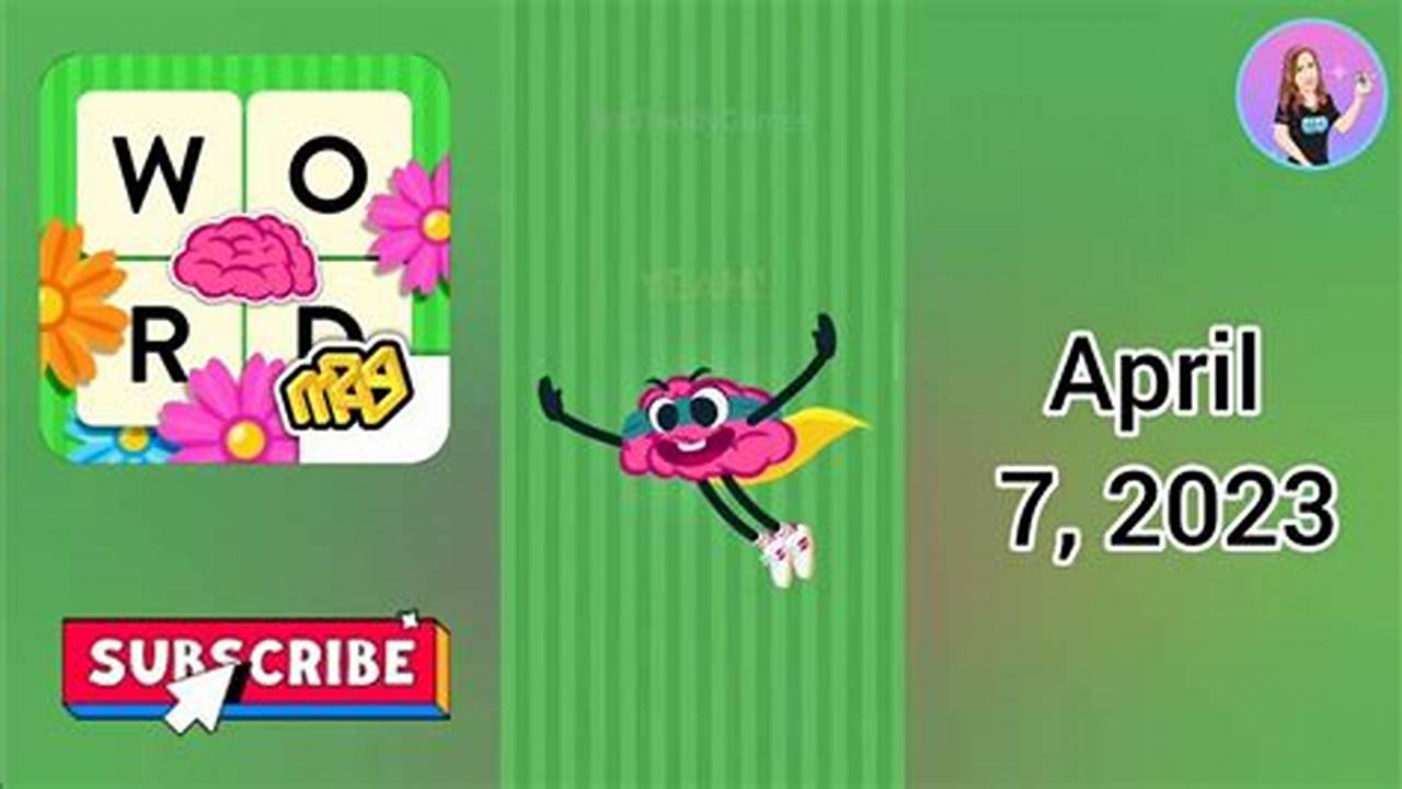 Wordbrain Spring Event April 7 2024 Lok