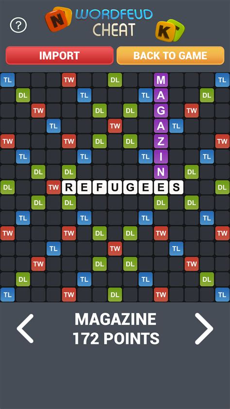 Wordfeud Cheat