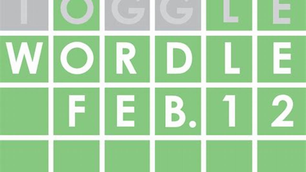 Wordle 12 Feb 2025