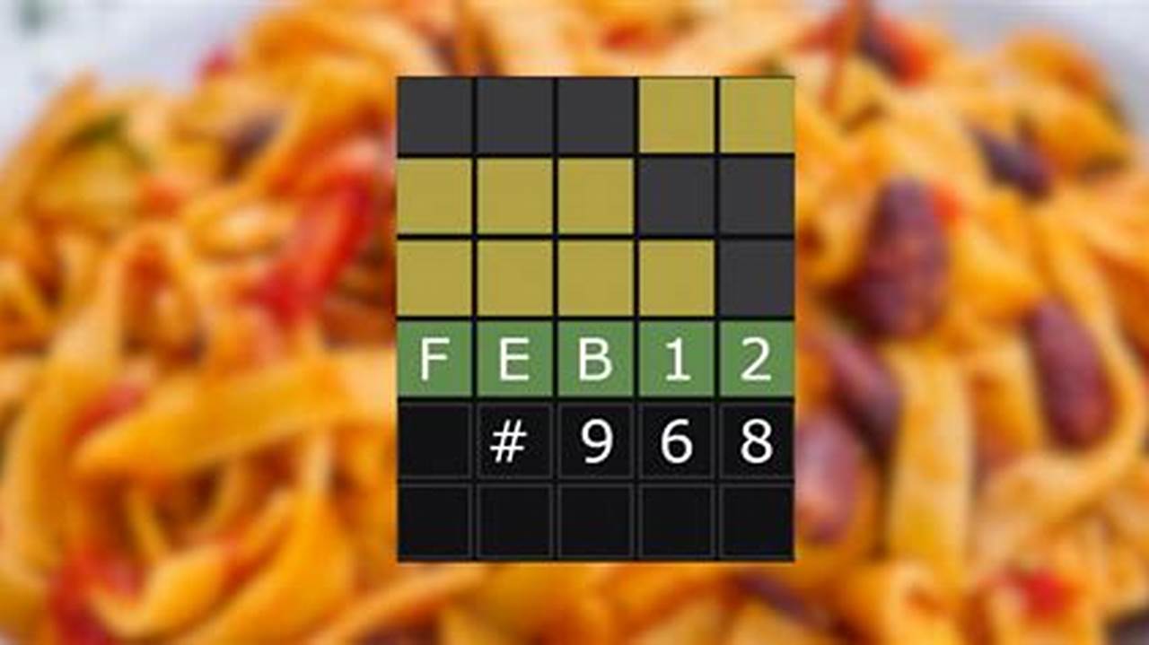 Wordle Answer For February 12 2024 Nfl