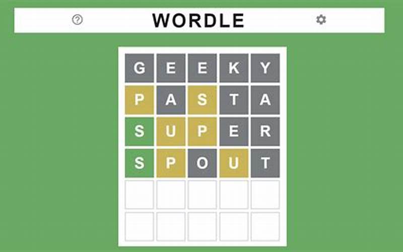Wordle Game Screenshot