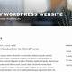Wordpress Front Page Template