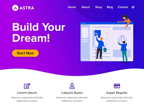 Wordpress Astra Templates