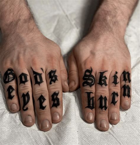 Words For Finger Tattoos