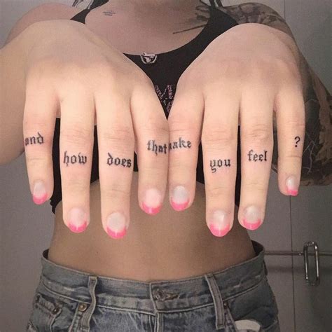Words For Knuckle Tattoo