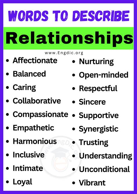 Words and Relationships