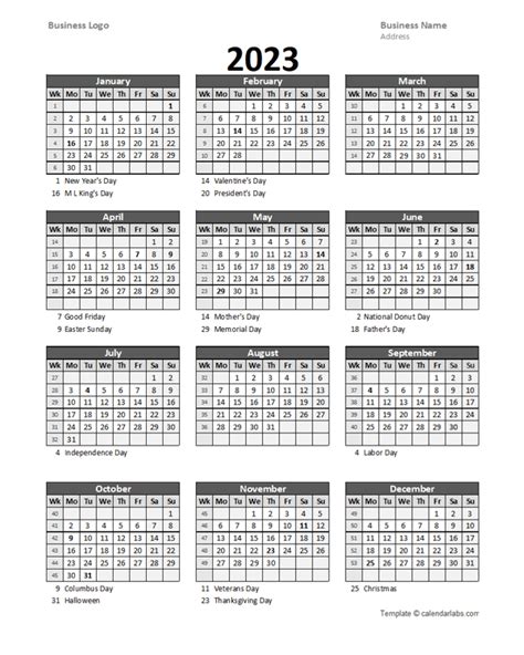2023 Excel Calendar Vertex42 Get Calendar 2023 Update