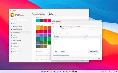 Work With Correct Color Profile on Windows 11