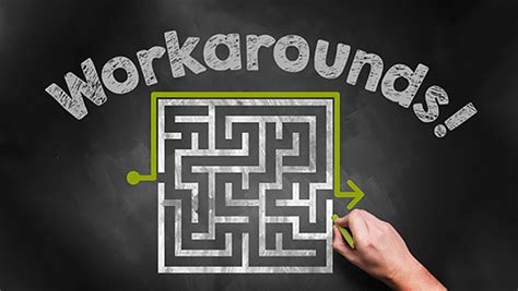 Workarounds for the issue