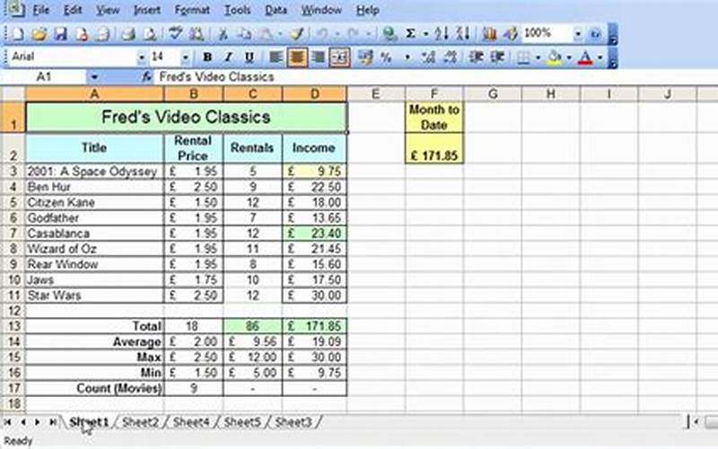 Working With Worksheets In Excel