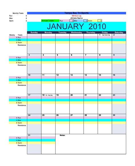 Perfect Annual Training Calendar Template Excel in 2020 Excel