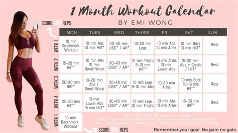Workout Plan To Lose Weight In 1 Month