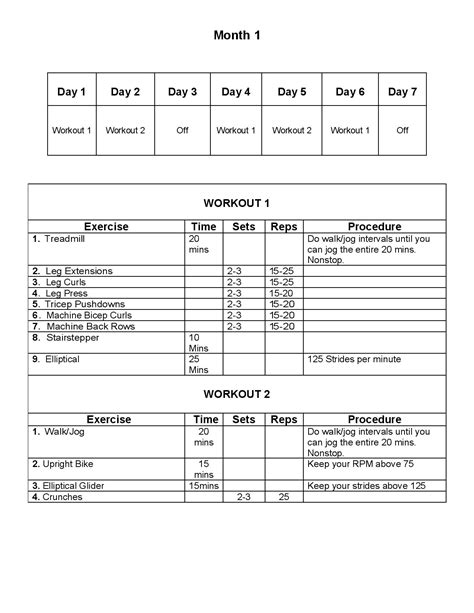Workout Plan To Lose Weight In 2 Months