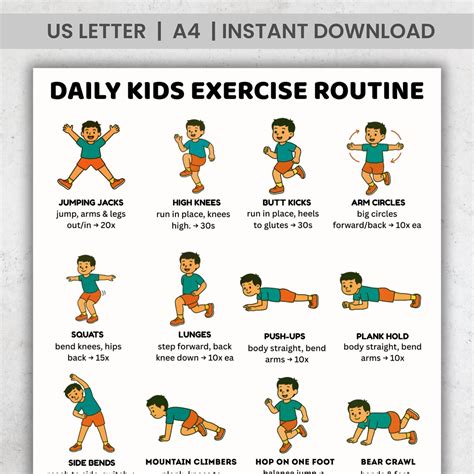 Workout Routine For 7 Year Old