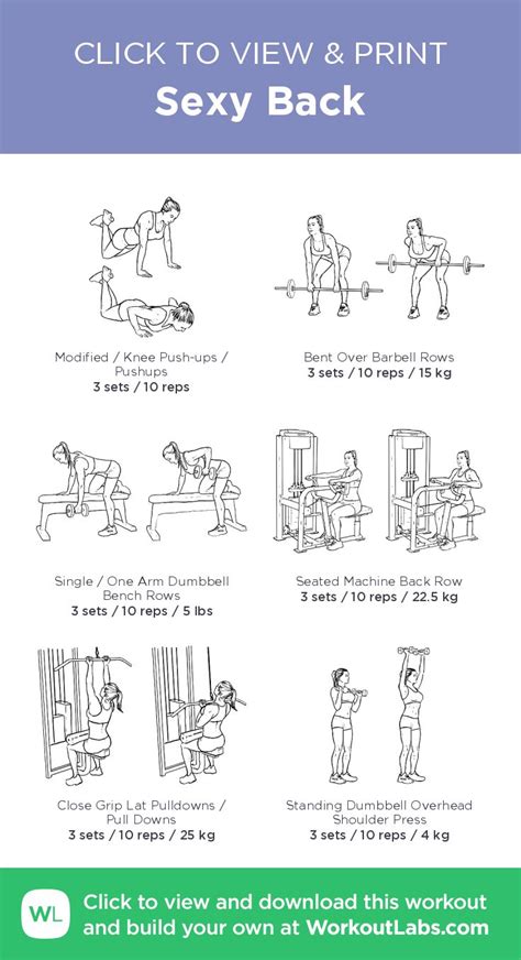Workout Routines Back