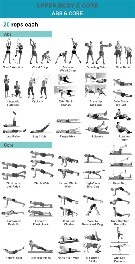 Workout Routines For Upper Body And Abs