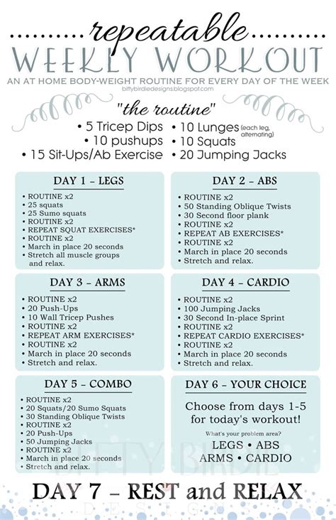 Workout Routines Pinterest