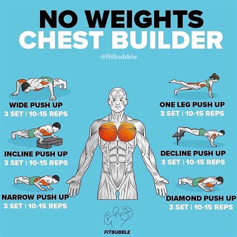 Workouts At Home Chest