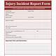 Workplace Injury Report Template