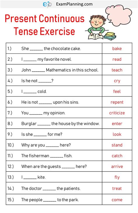 18 Best Images of Simple Perfect Progressive Tenses Worksheets
