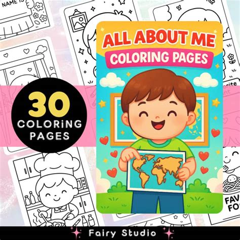 Worksheet All About Me Coloring Pages