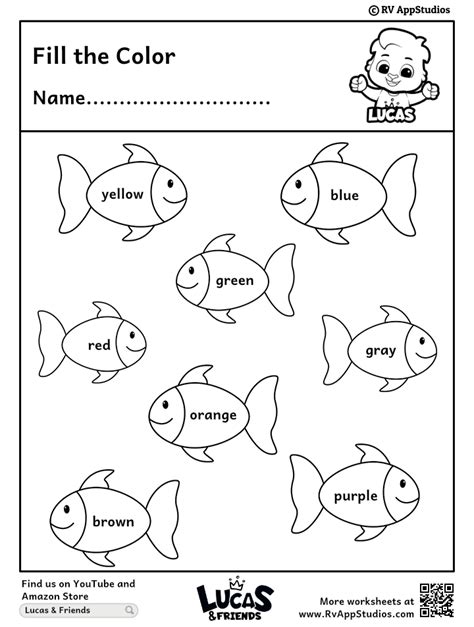 Worksheet Coloring For Kindergarten