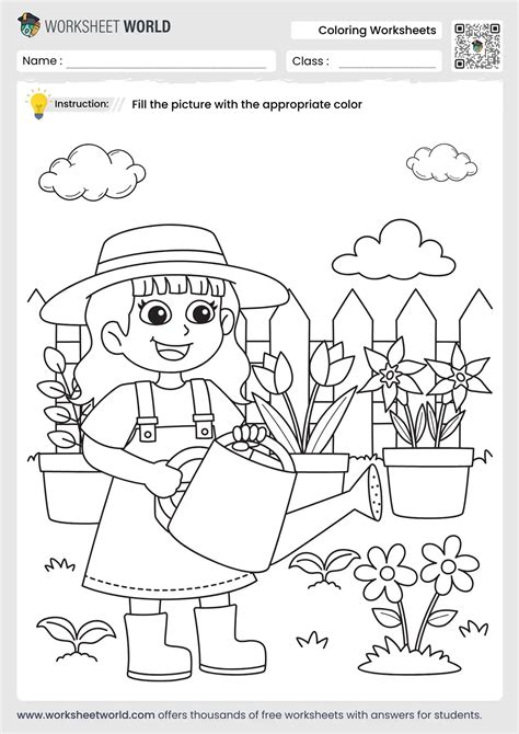 Worksheet Coloring Pdf