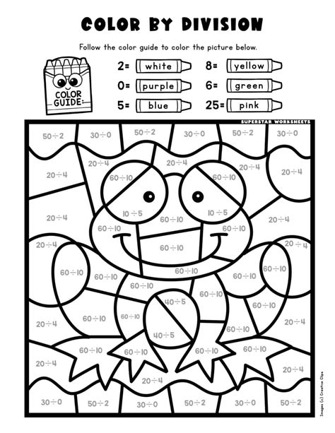 Worksheet Colour By Numbers Multiplication And Division