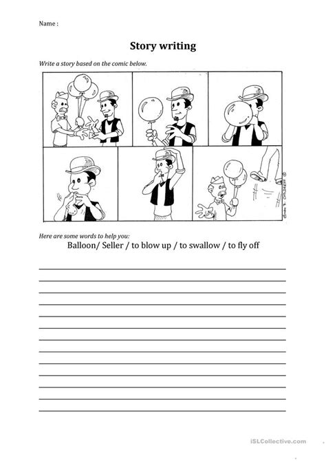 Worksheet On Story Writing