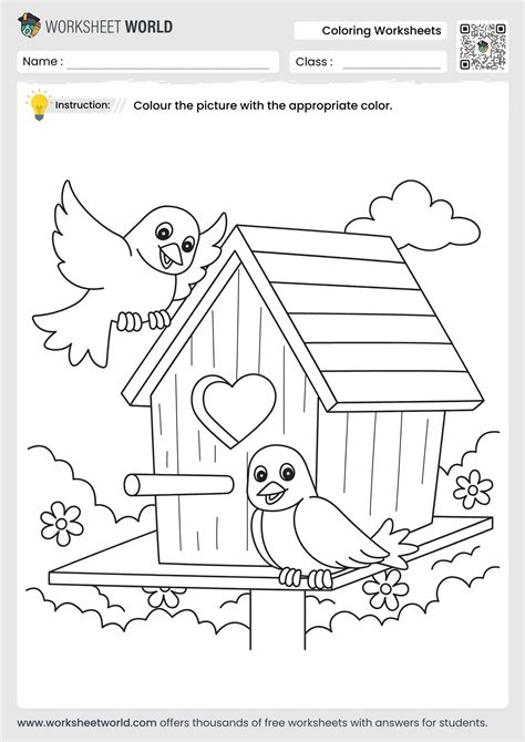 Worksheet Pictures To Colour In
