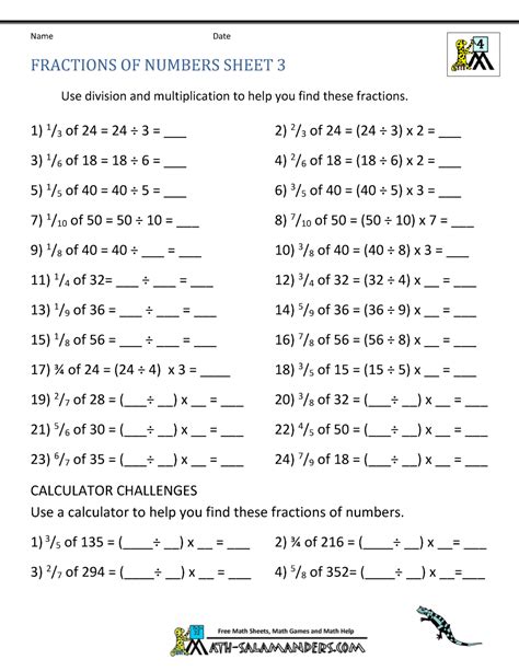 Fractions On A Number Line Worksheet Year 6 Worksheets