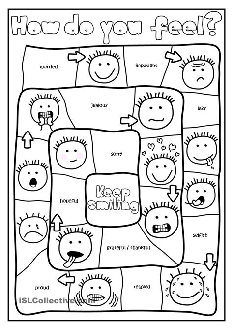 Worksheets On Feelings And Emotions