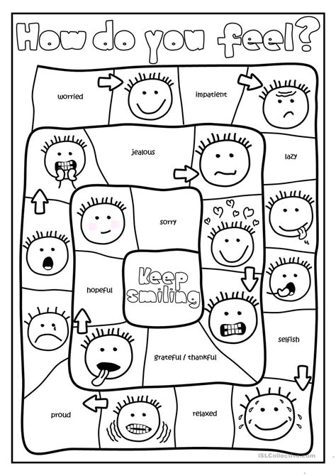Worksheets On Feelings And Emotions