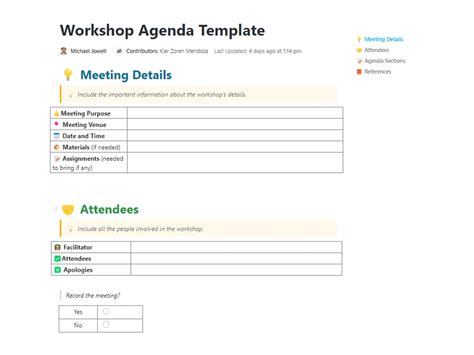 Agenda Template 20+ Docs (in Word & PDF Format)