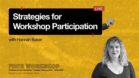 Workshop participation